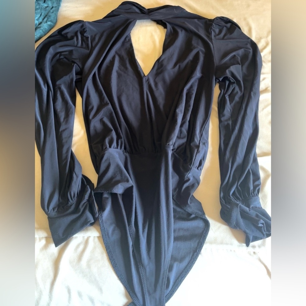 Black Long Sleeve Bodysuit